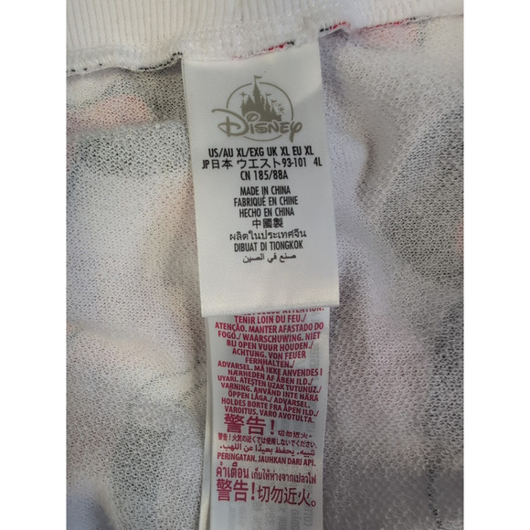 Disney Joggers Womens XL Minnie Mouse All Over Print Lightweight Pants NWT - Picture 5 of 13